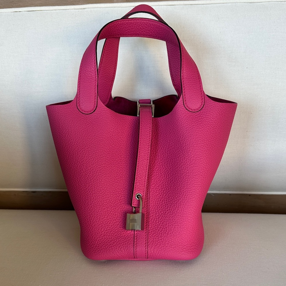 Hermes Picotin Lock 18 Rose Shoking